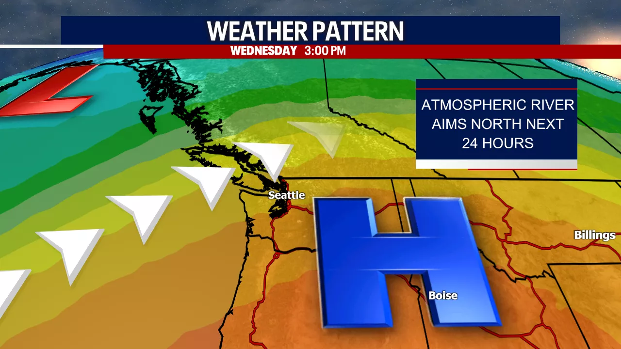 Seattle weather: Unusually warm the next two days