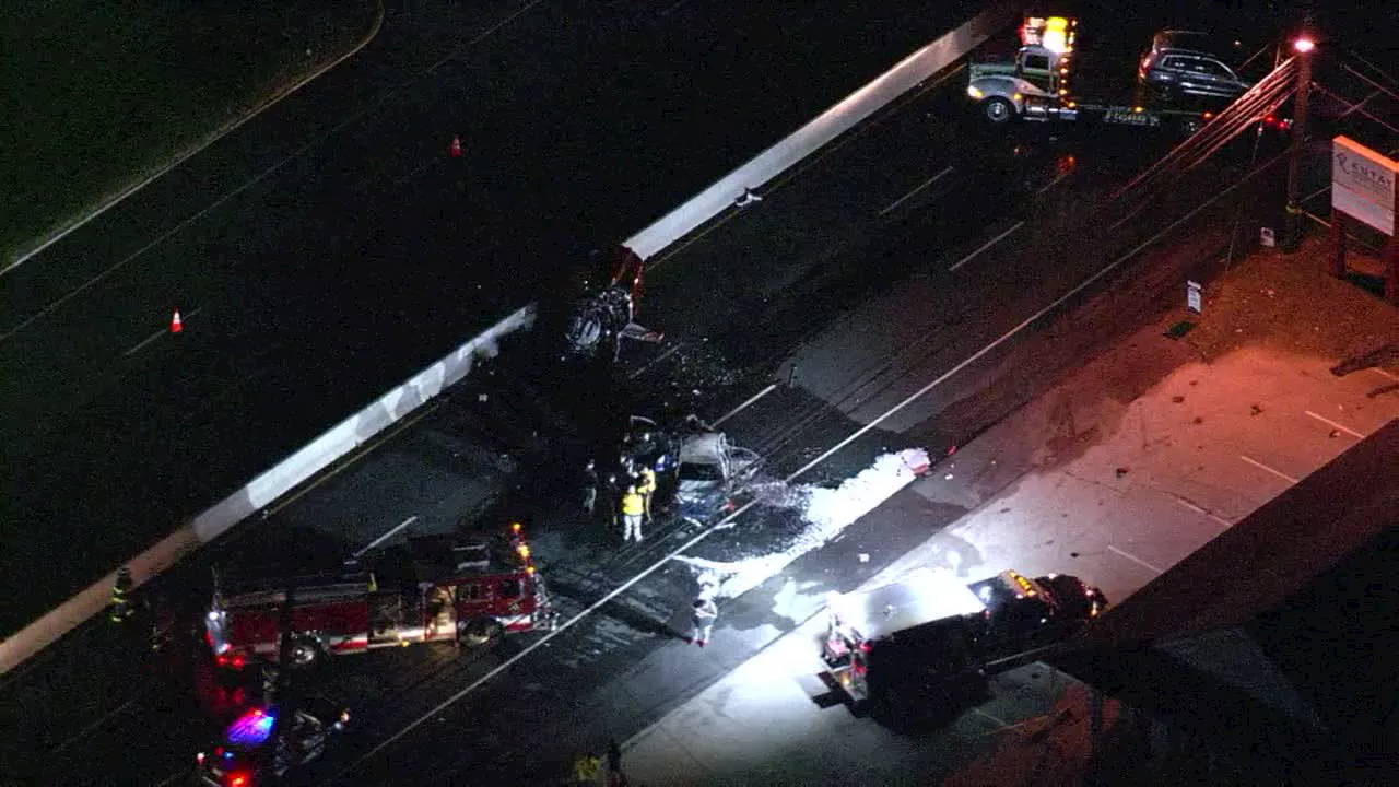 Deadly wrong-way crash shuts down parts of Route 130 in Burlington County