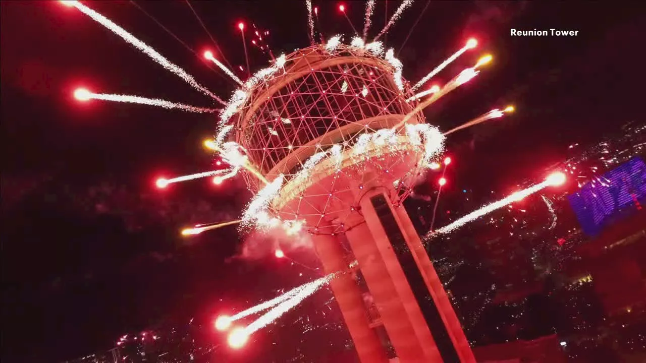 Dallas New Year's Eve fireworks show will be at Reunion Tower again for 2024