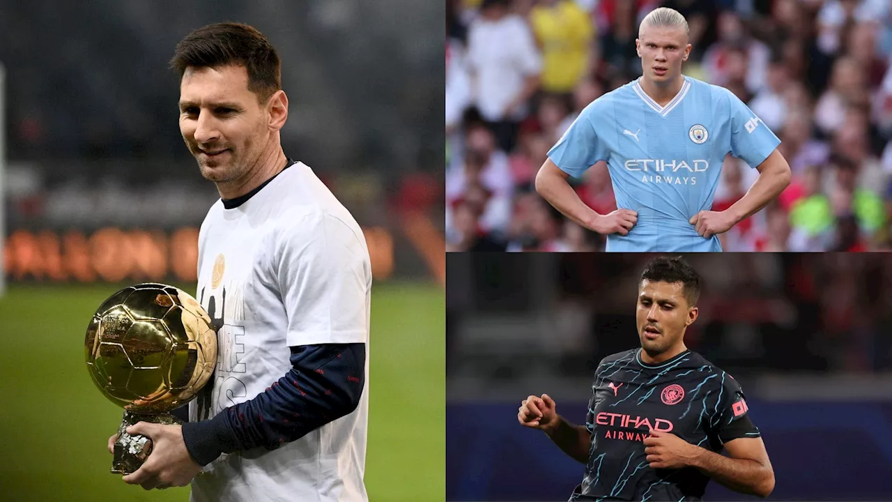 Rodri backs Lionel Messi to win 2023 Ballon d'Or ahead of Man City team-mate Erling Haaland as he rules himself out of the running due to 'lack of marketing'