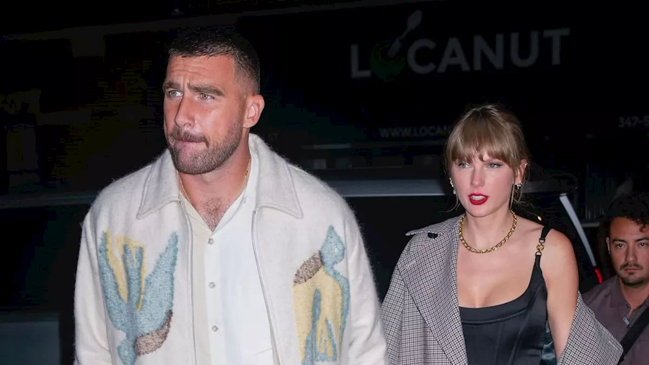 Travis Kelce breaks silence on viral Taylor Swift PDA moment at SNL after party