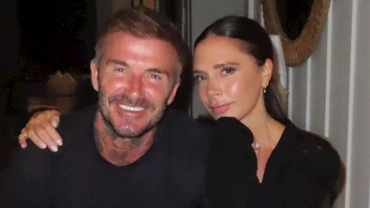 Victoria Beckham kisses husband David in intimate selfie