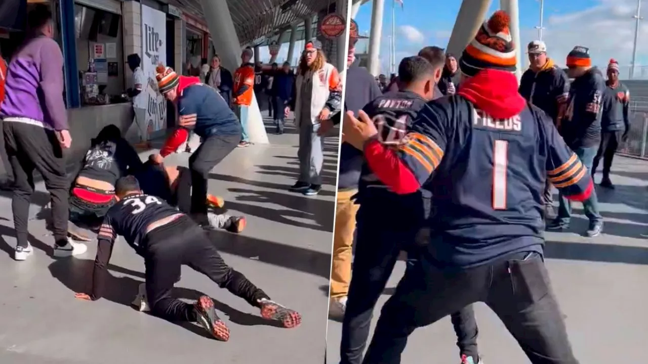 | NFL: así fue la brutal pelea entre aficionados de los Chicago Bears