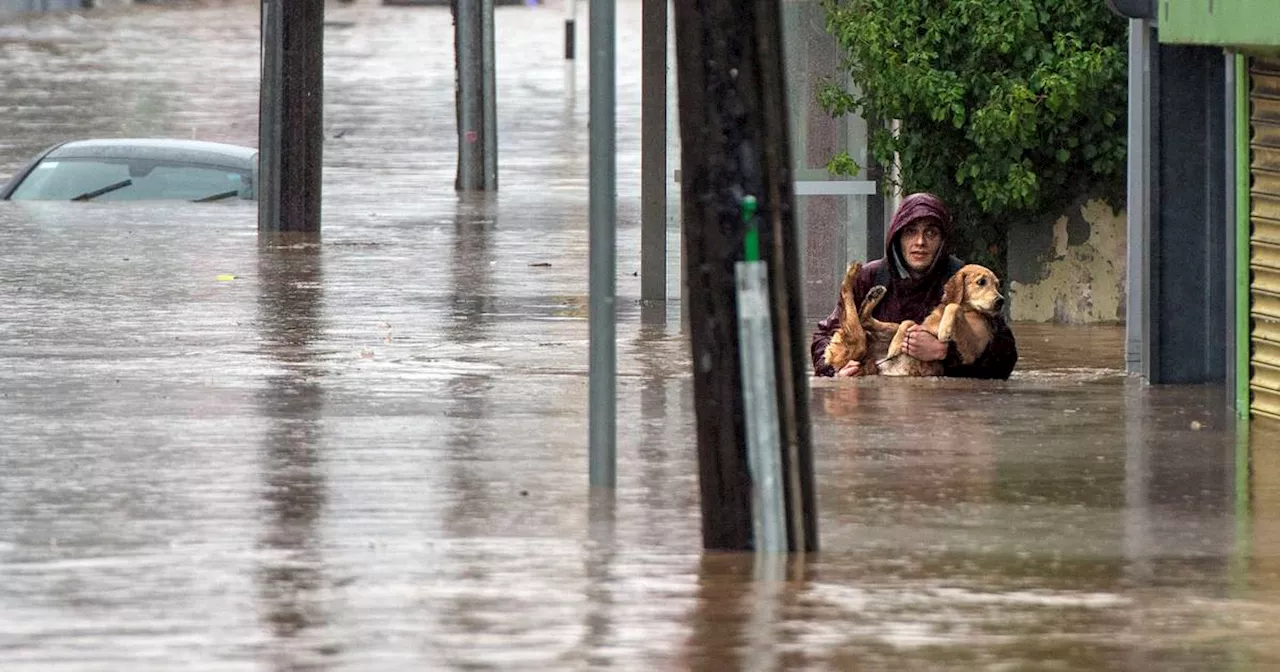 In pictures: Storm Babet brings heavy rain and flooding to Ireland