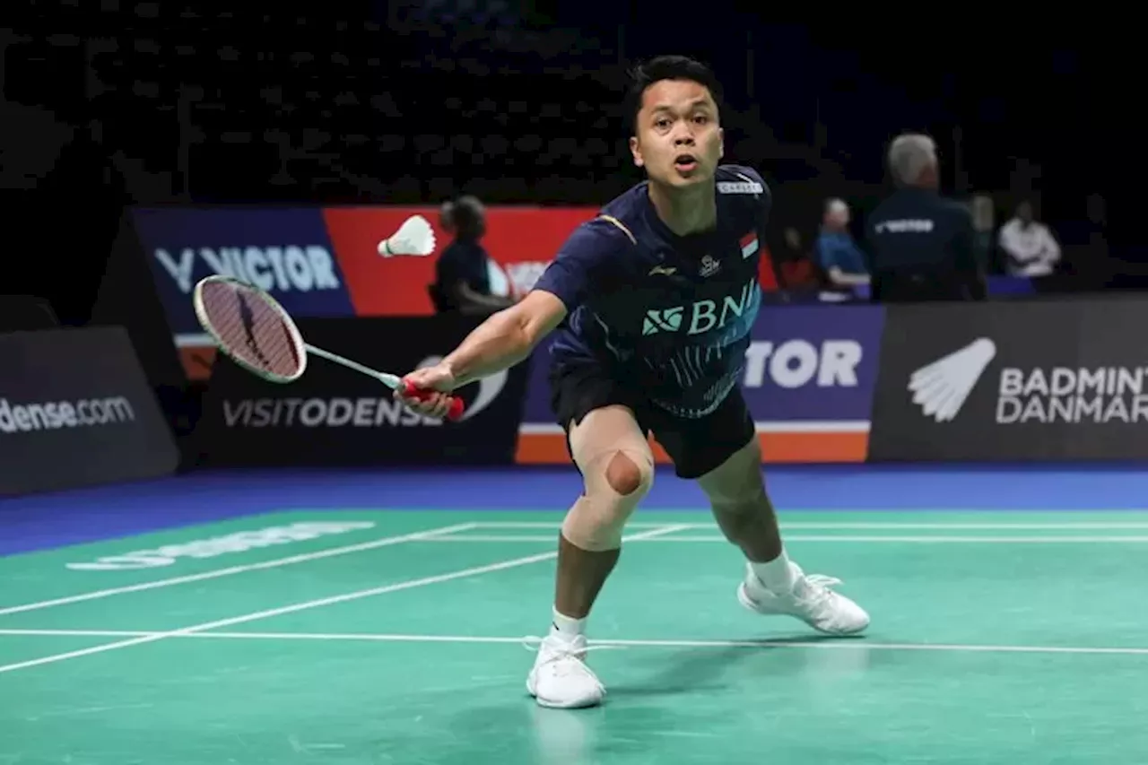 Anthony Sinisuka Ginting Terhindar Hat-trick Gagal di Denmark Open, Jorji Tumbangkan Nozomi