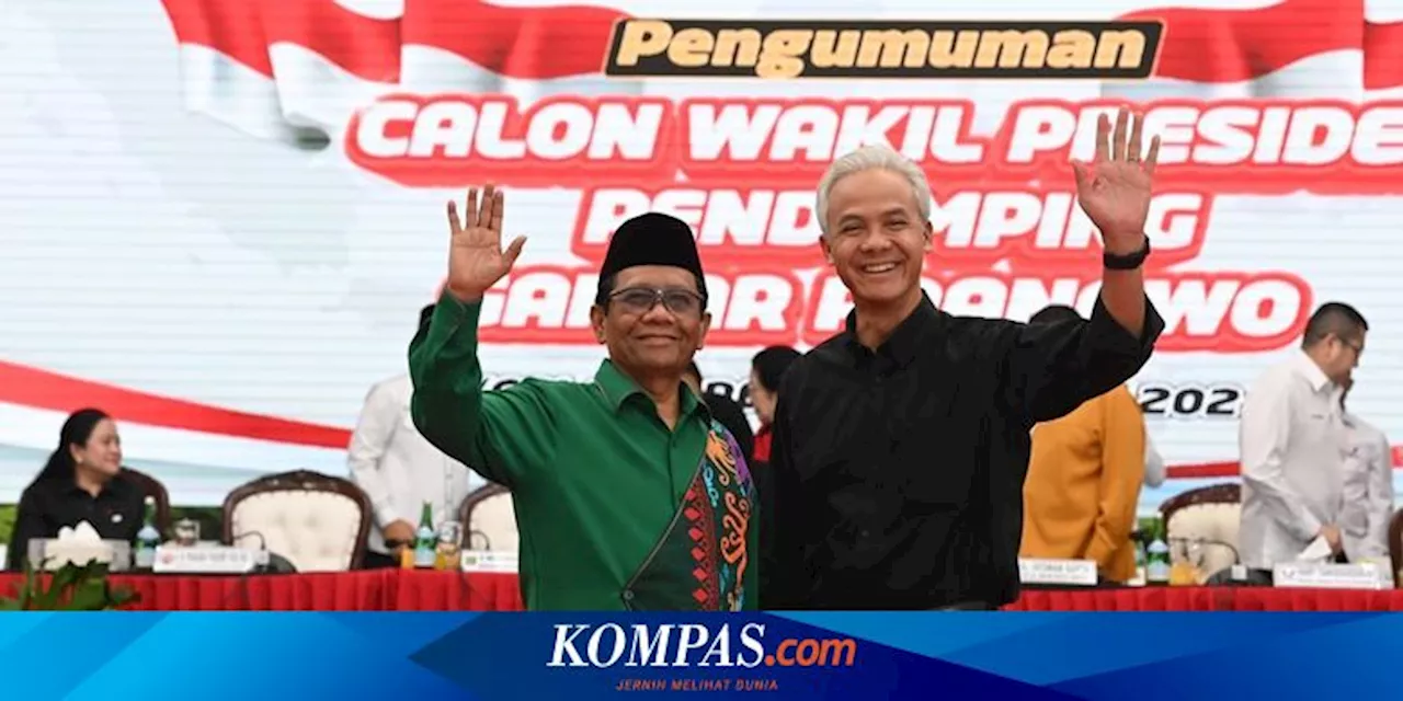 Mahfud MD, Dulu Hampir Jadi Cawapres Jokowi, Kini Jadi Cawapres Ganjar