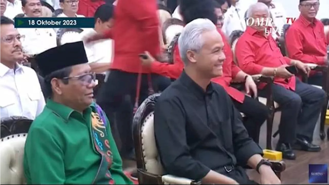 Diiringi Selawat, Mahfud MD Resmi jadi Bakal Cawapres Ganjar