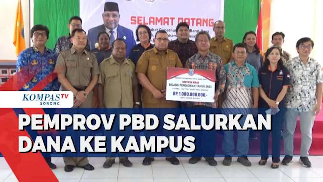 Tingkatkan Kualitas SDM Papua Barat Daya, Pemprov Alokasikan Dana Untuk Pengembangan Kampus