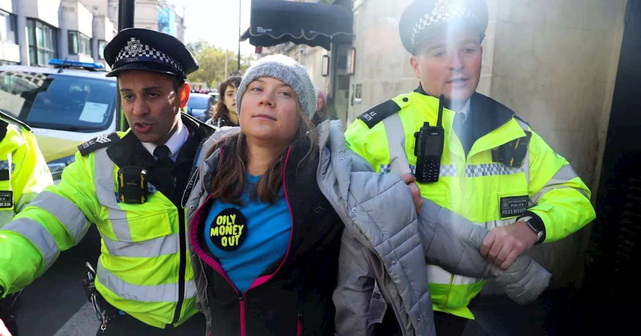 Klimaaktivistin Greta Thunberg wurde in London angeklagt