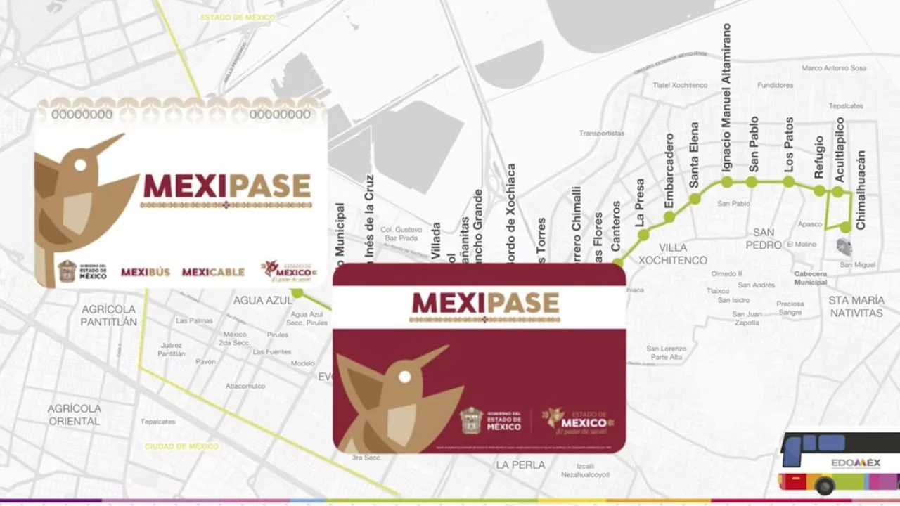 Mexipase, la tarjeta que se usaría para pagar todo el transporte público en Edomex