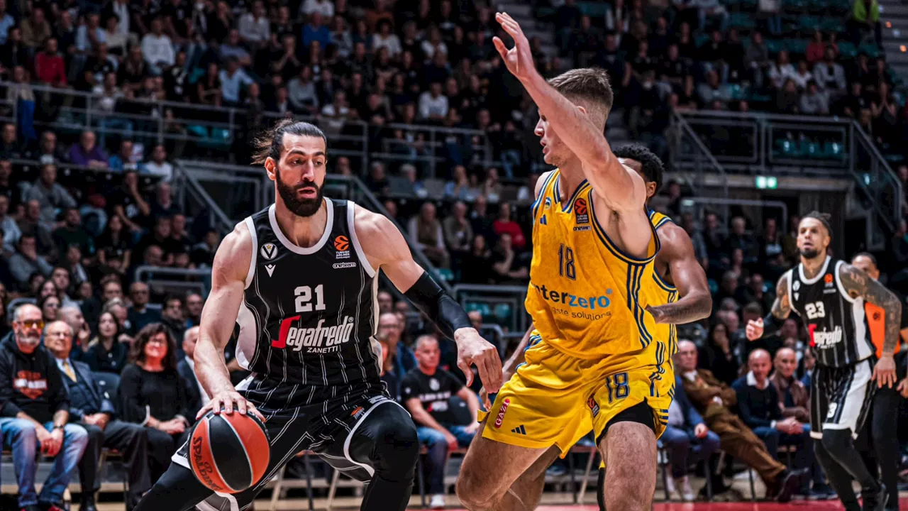 Shengelia acceca l’Alba: la Virtus passeggia (87-76)