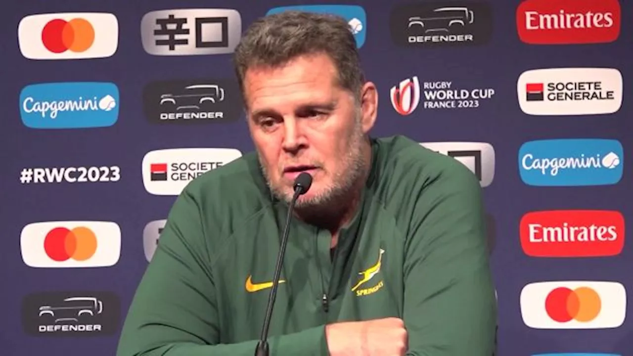 Rassie Erasmus (Afrique du Sud) : « Les Anglais vont avoir du mal avec nous »