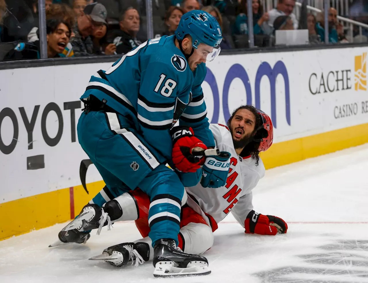 San Jose Sharks’ parade to penalty box proves costly vs. Carolina Hurricanes