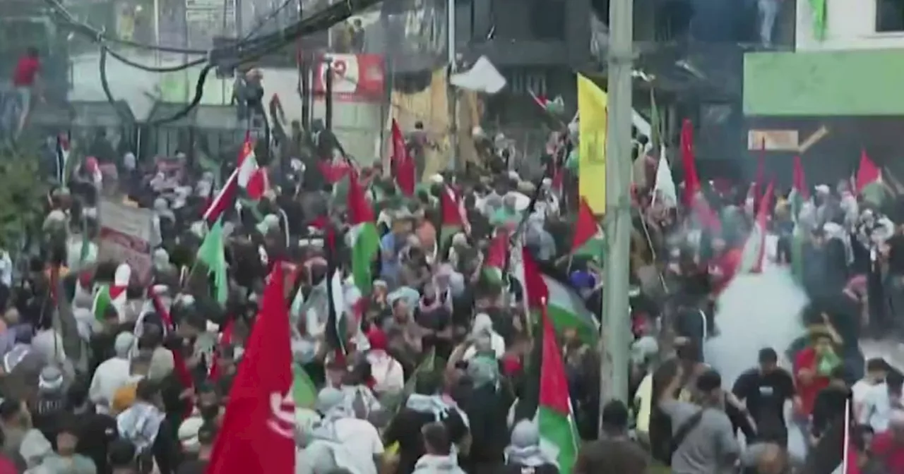 Protests erupt across Middle East after Gaza hospital blast