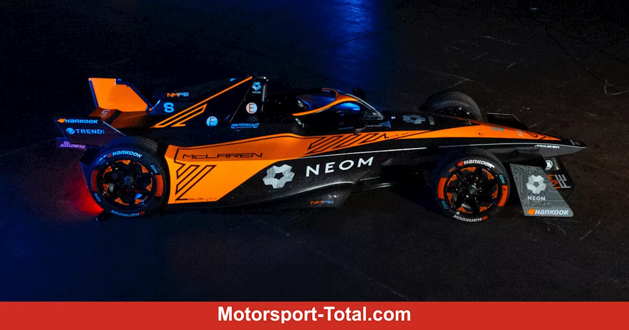 McLaren präsentiert Lackierung für die neue Formel-E-Saison 2023/24