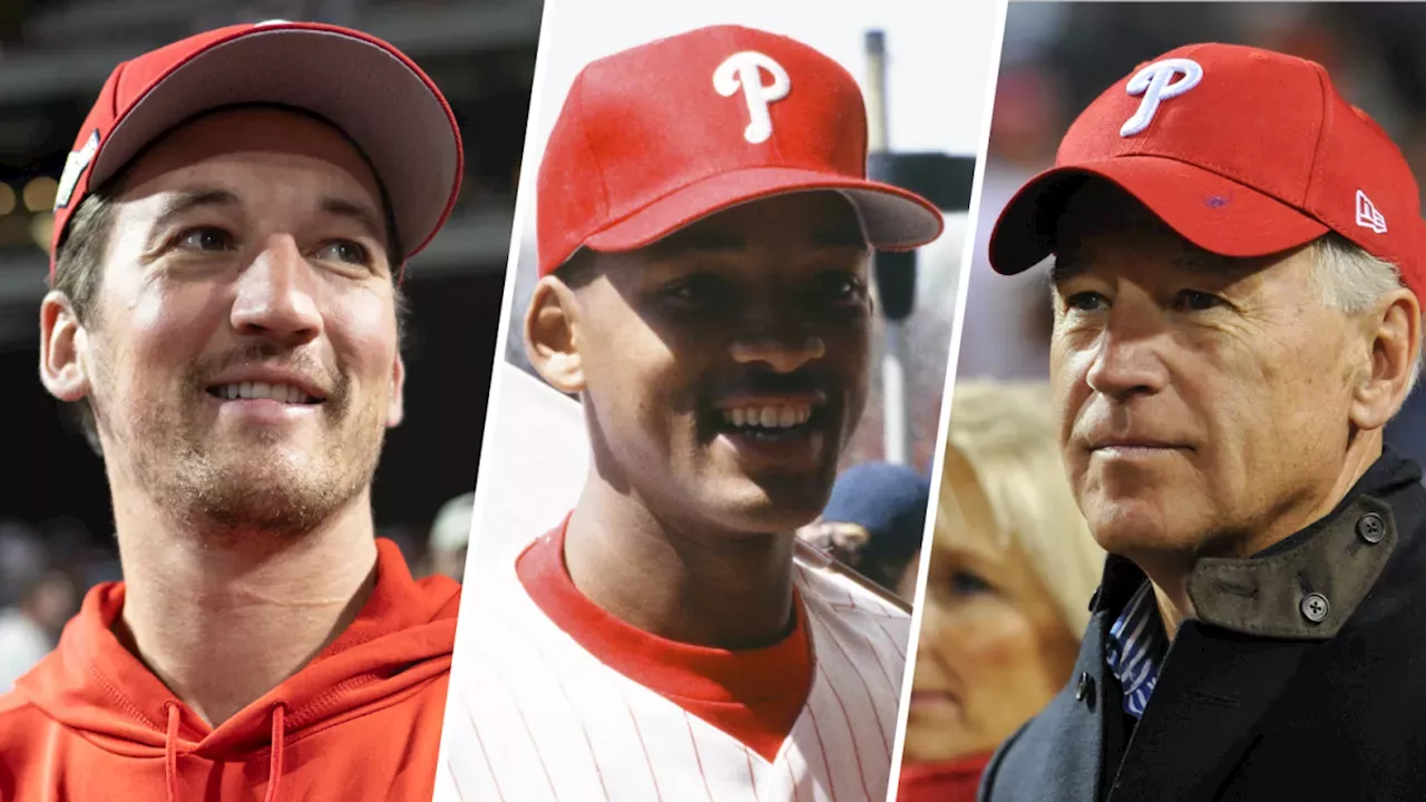 From President Biden to Miles Teller: Check Out celebrity Phillies fans –  NBC10 Philadelphia