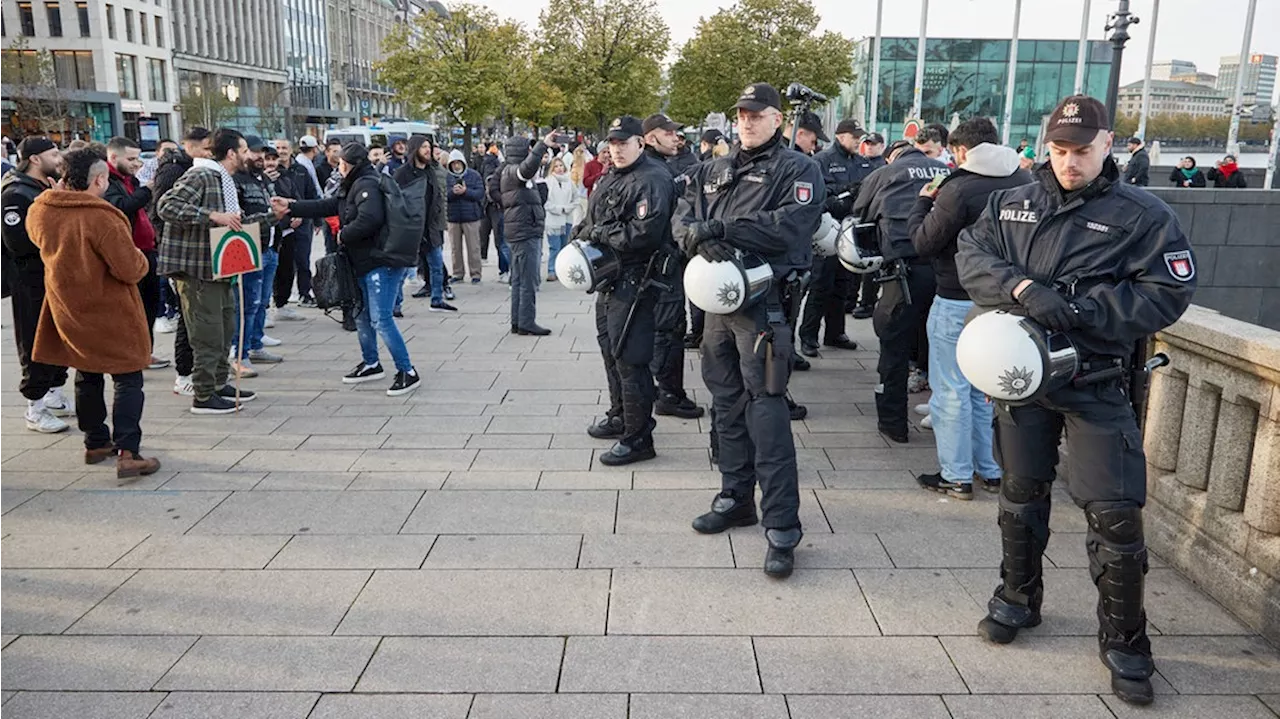 Polizei löst Pro-Palästina-Demo in Hamburg auf