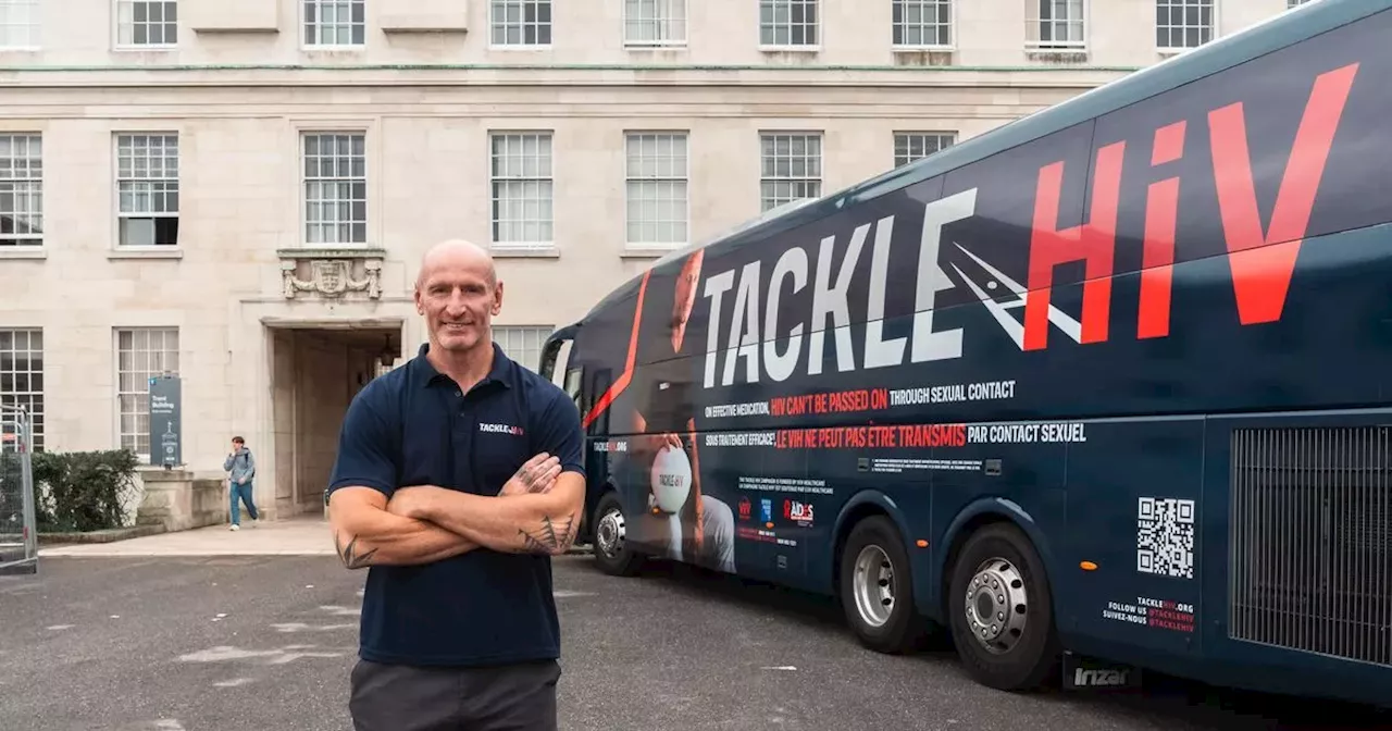 Rugby legend Gareth Thomas confronted by new challenges on visit to Nottingham