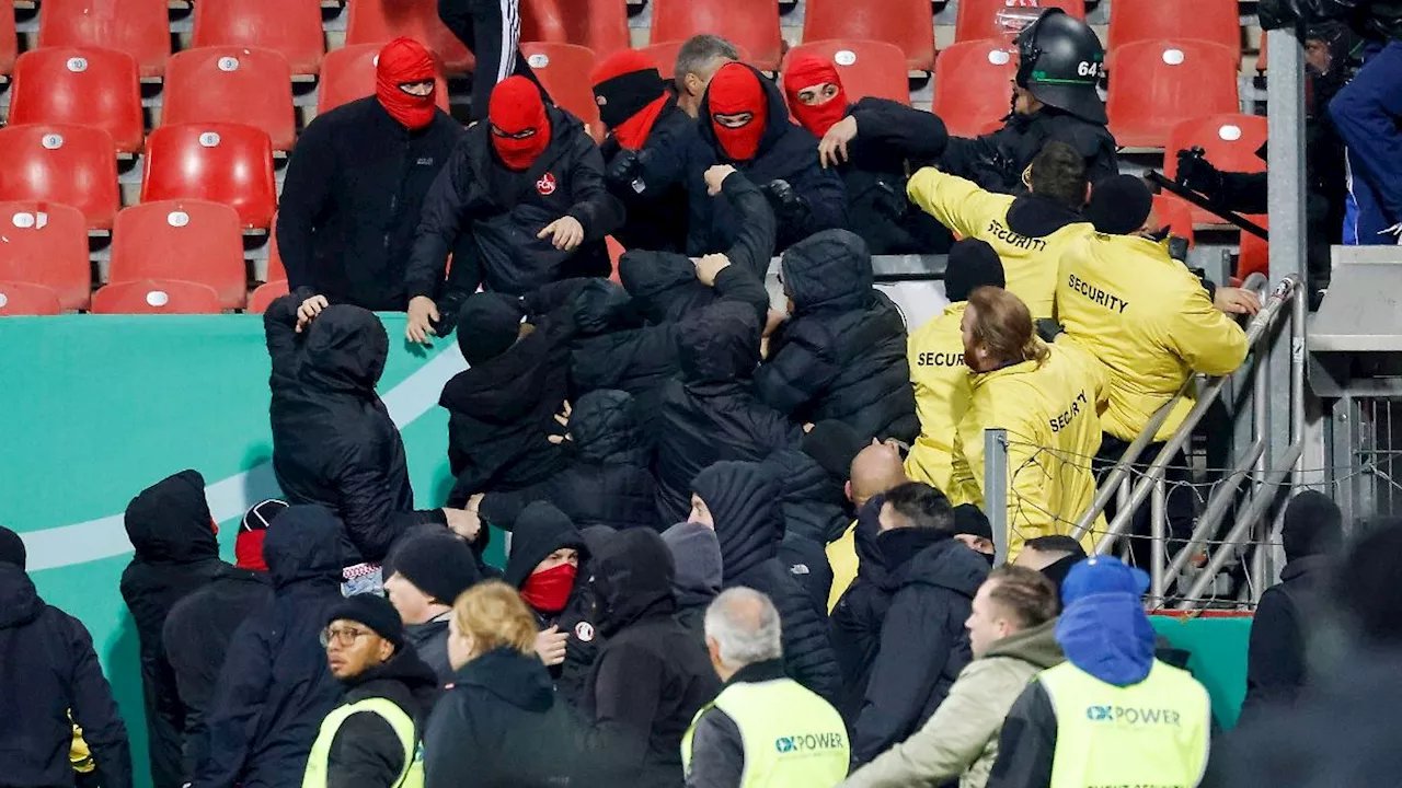 Bayern: Prügelei beim DFB-Pokal: Polizei ermittelt 42 Verdächtige