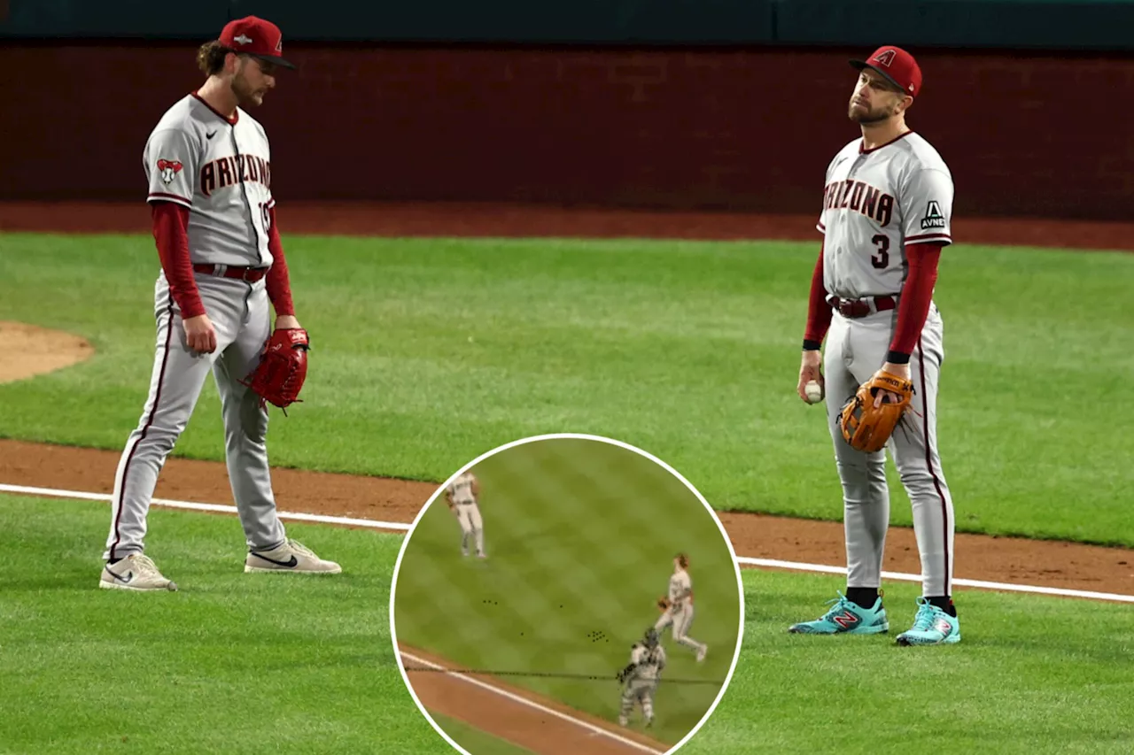 Diamondbacks botch easy Phillies popup during horrific NLCS Game 2 moment