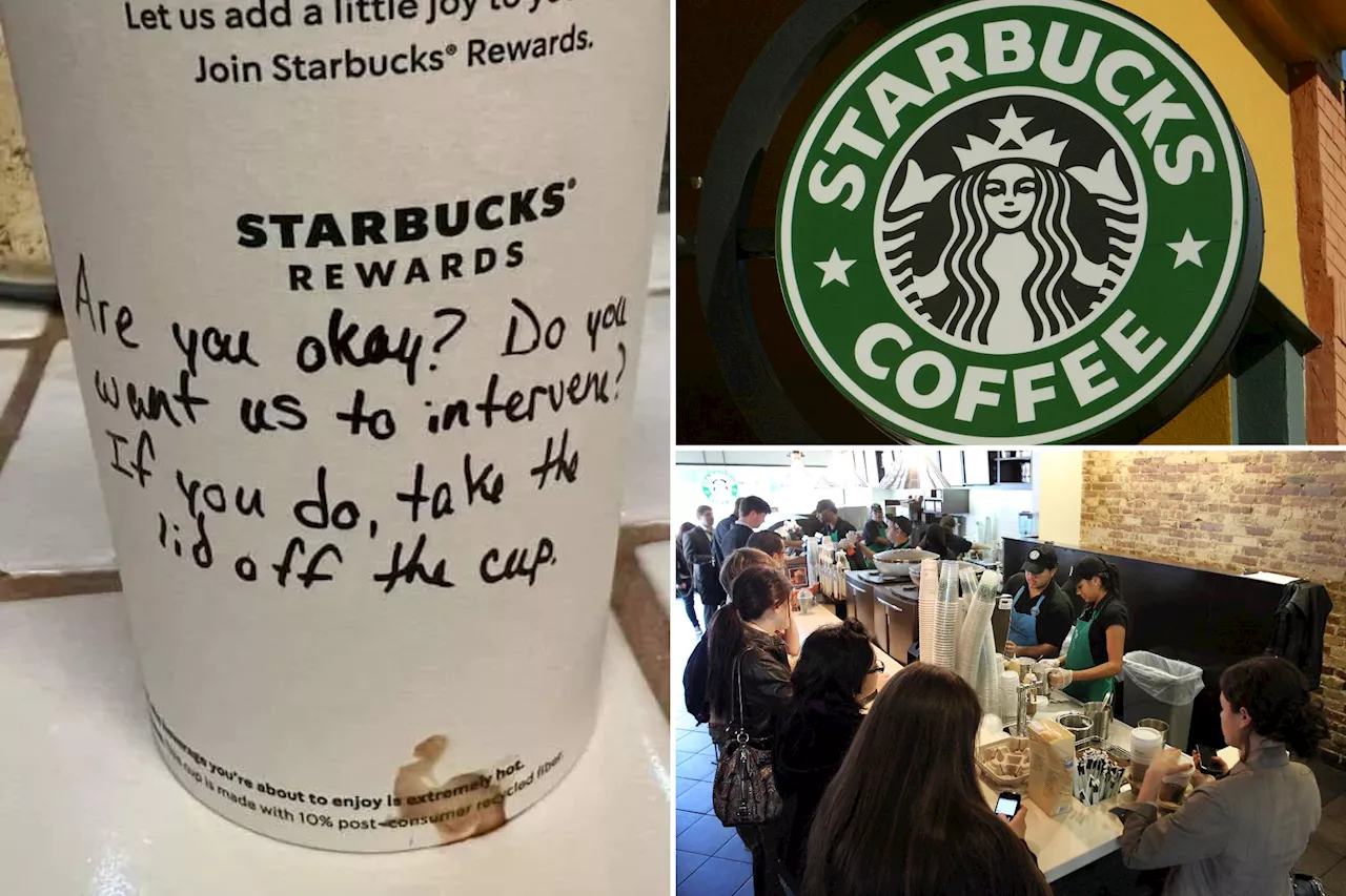 Starbucks barista’s 'secret note' on cup to help young woman sparks heated debate: 'What are men supposed to do?'