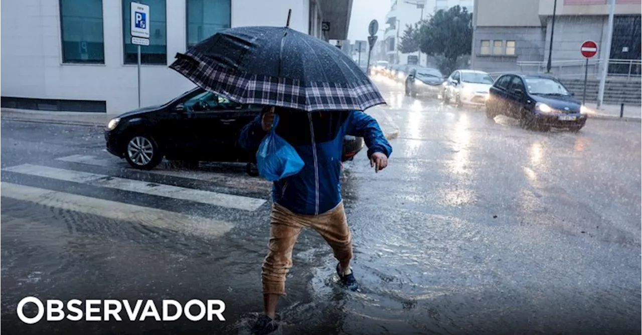 Proteção Civil emite alerta laranja para todo o país devido à passagem da tempestade Aline