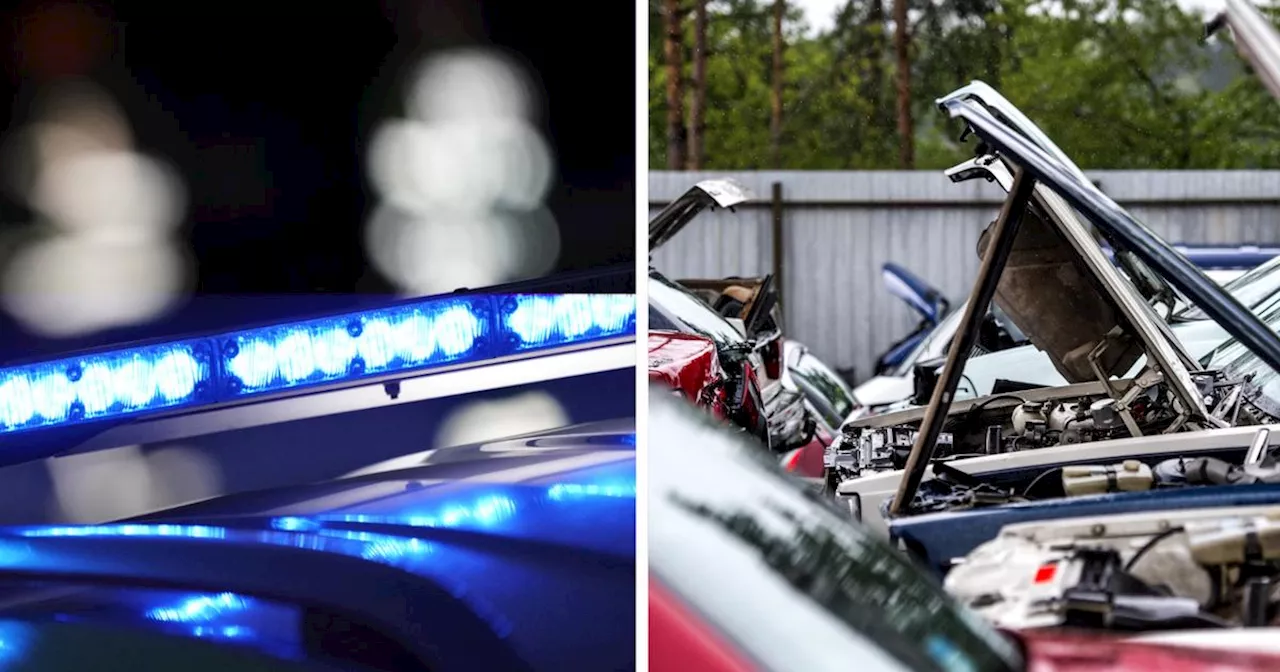 Man utreds för miljöbrott – har uppemot 50 skrotbilar på gården