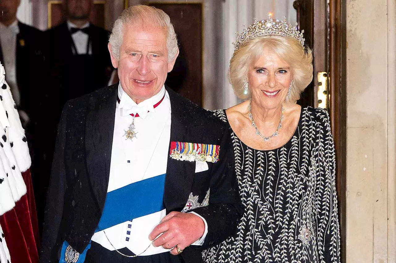 King Charles and Queen Camilla (in a Tiara!) Participate in the Ancient Pearl Sword Ceremony to Mark Coronation