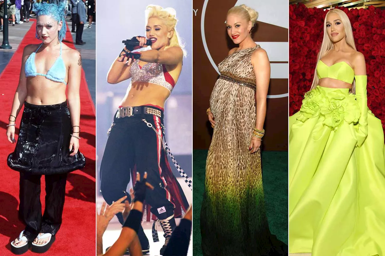 Gwen Stefani Looks Back at Her Iconic Looks, from Blue Hair and Bikini Tops to Major Met Gala Moments (Exclusive)