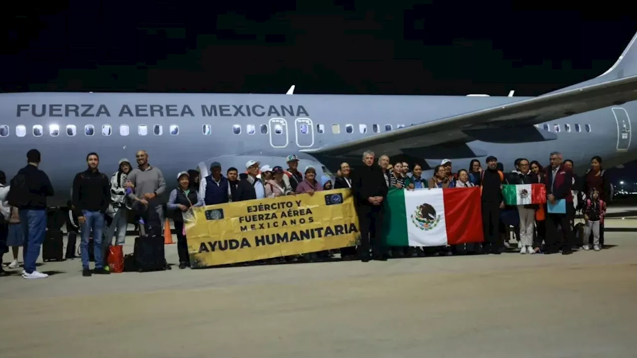 Más de 700 mexicanos son repatriados desde Israel con ayuda humanitaria