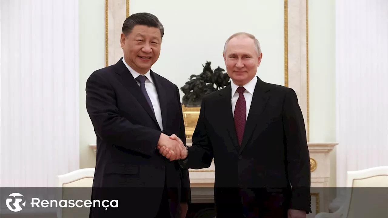 Presidente chinês pede a Putin esforços para salvaguardar justiça internacional