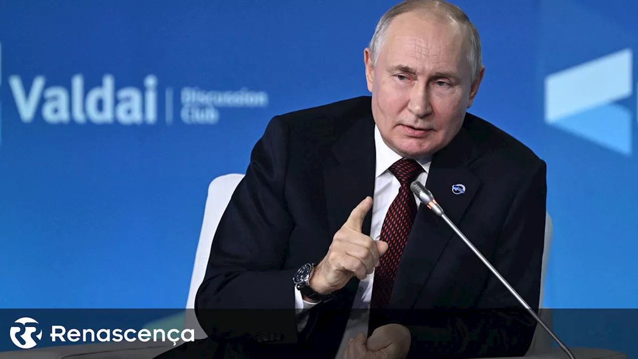 Putin diz que mísseis entregues a Kiev vão 'prolongar a agonia' da Ucrânia