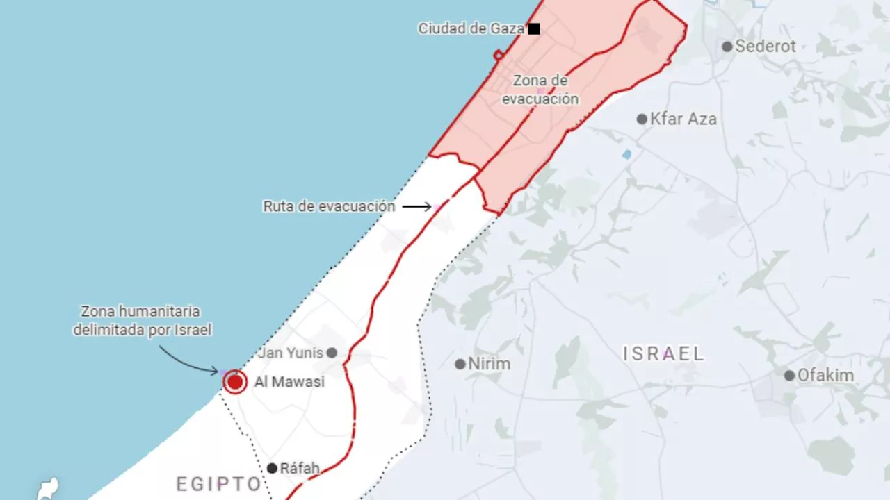 Mapa de la guerra entre Israel y Hamás en Gaza: bombardeos, ataques y muertos