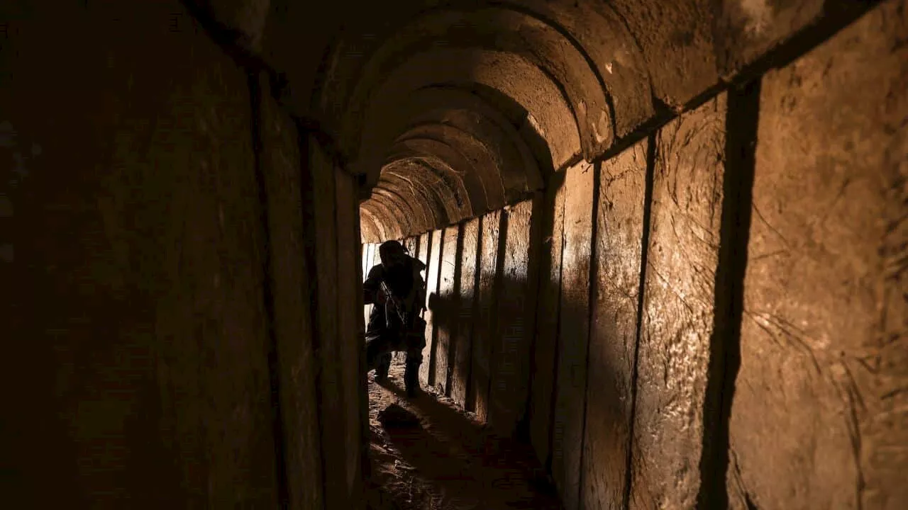 This network of tunnels used by Hamas is a key Israeli target