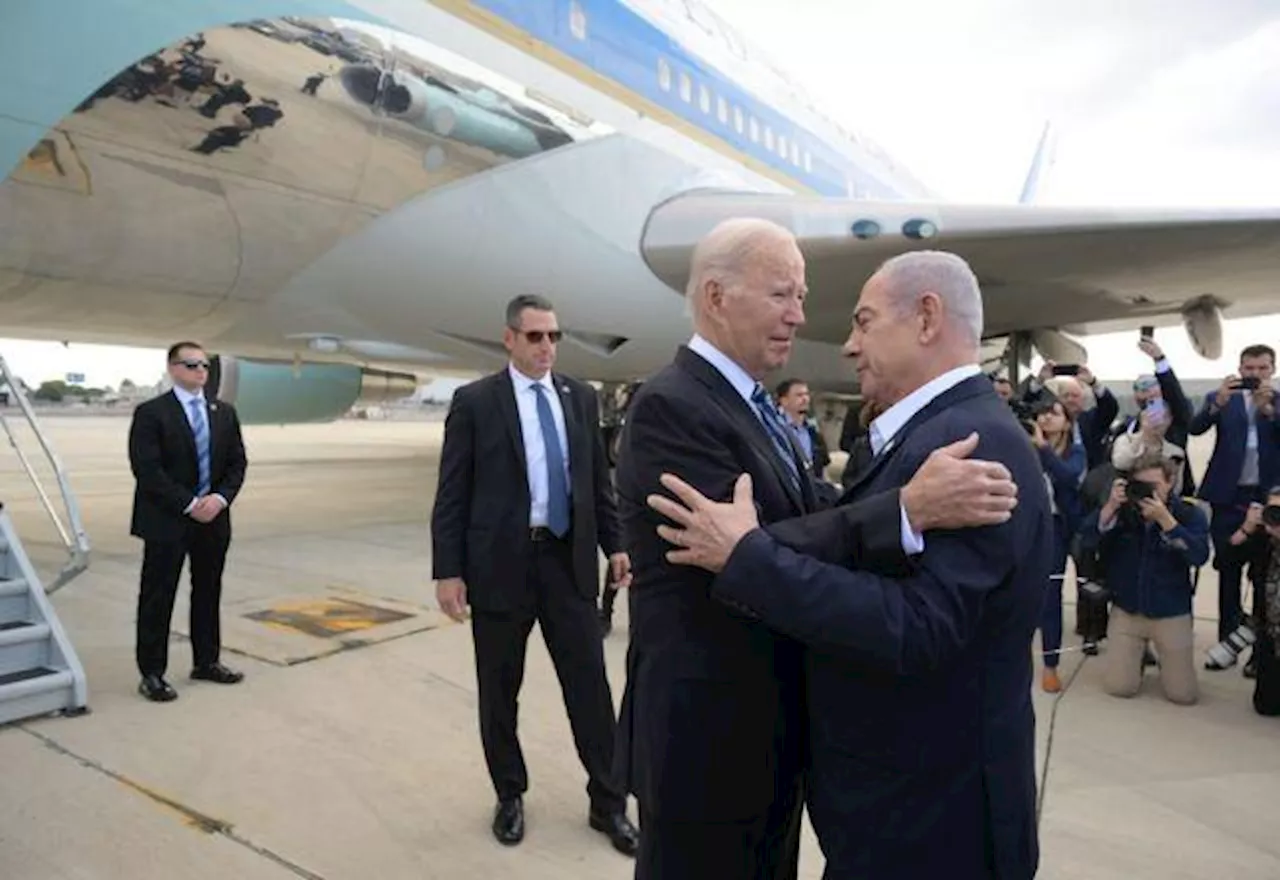 Biden desembarca em Israel para debater guerra com Hamas