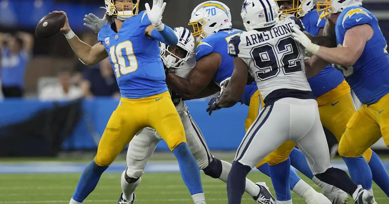 Chargers stars let them down versus Cowboys, will need to rebound versus Chiefs