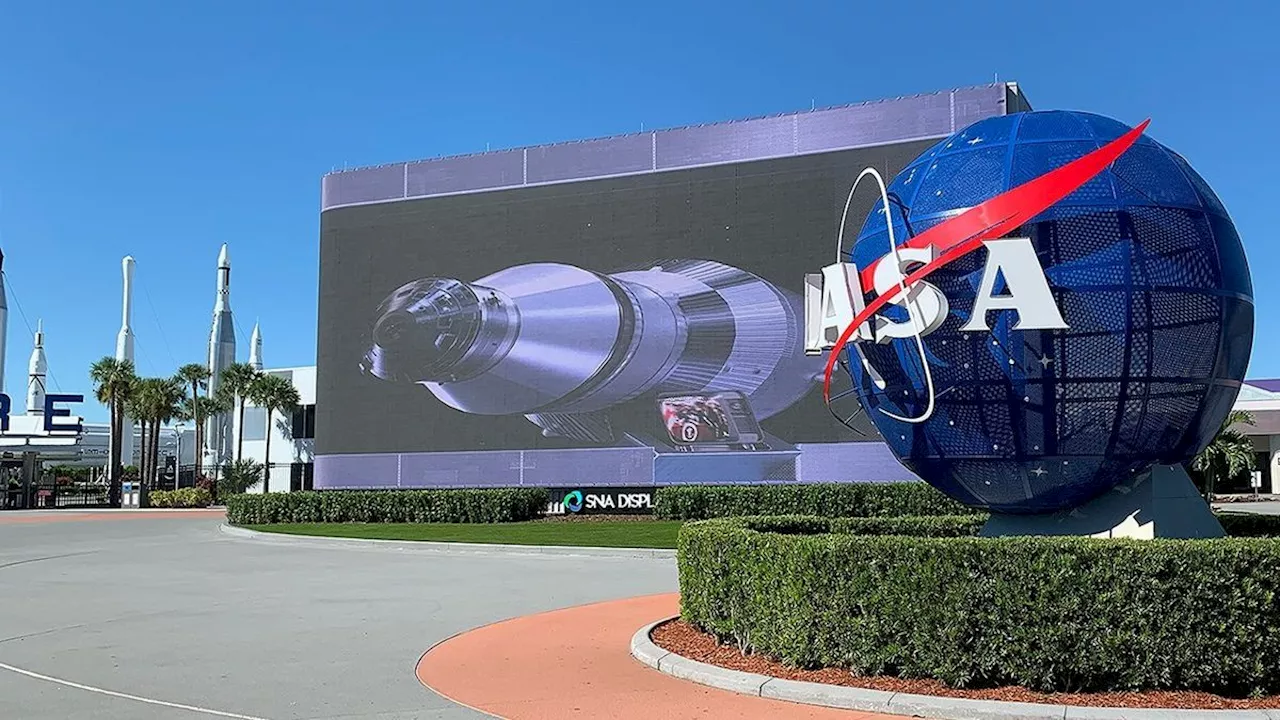 Space history and future leap off the screen at NASA's Kennedy Space Center