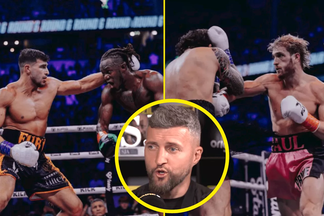 – Carl Froch not impressed with KSI vs Tommy Fury and Logan Paul vs Dillon Danis figh...