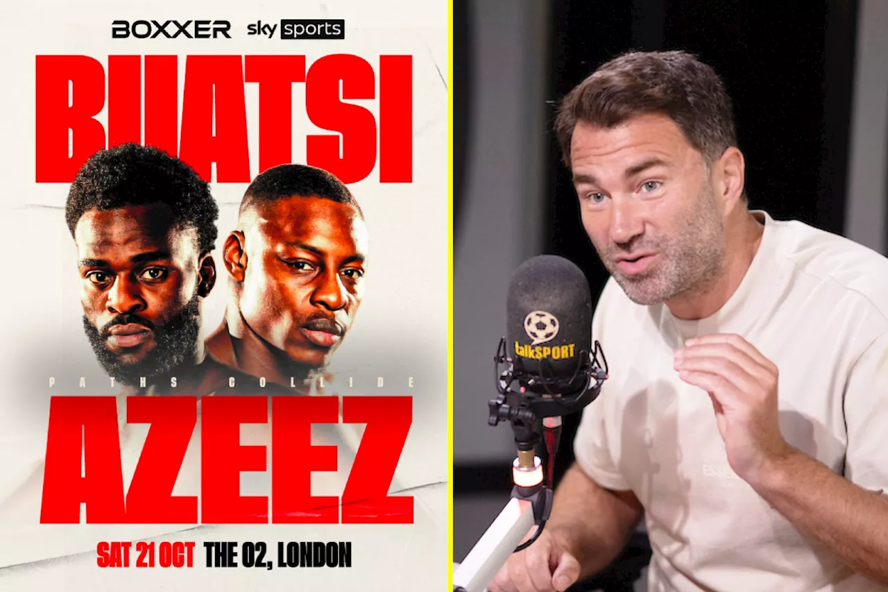 Eddie Hearn says Joshua Buatsi vs Dan Azeez injury postponement is ‘very strange’...