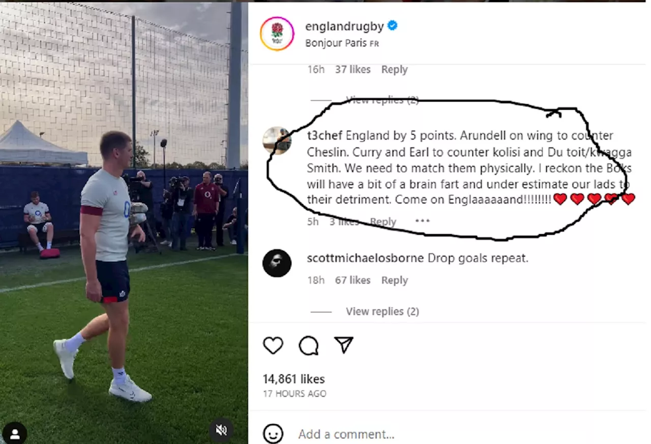 Revealed: England fans’ plan to silence Springboks stars Cheslin Kolbe, and Siya Kolisi