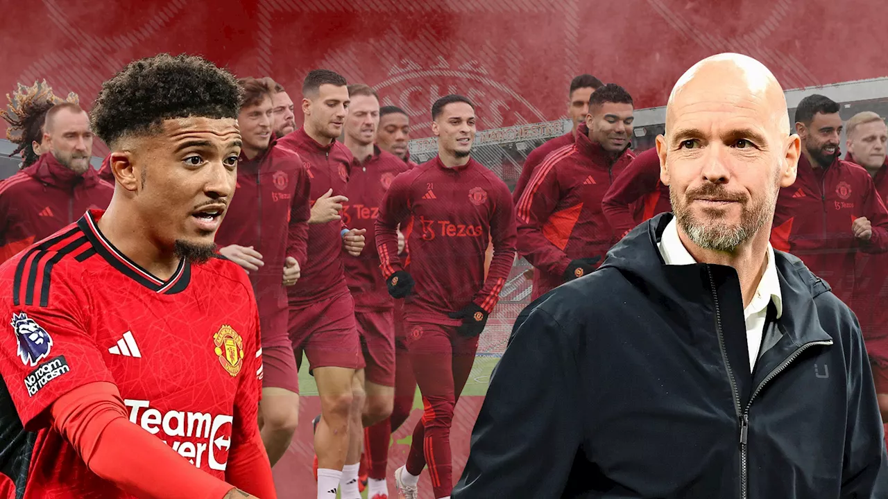 Fed-up Man Utd stars tell Jadon Sancho to apologise to Erik ten Hag NOW and lay blame at winger’s door...