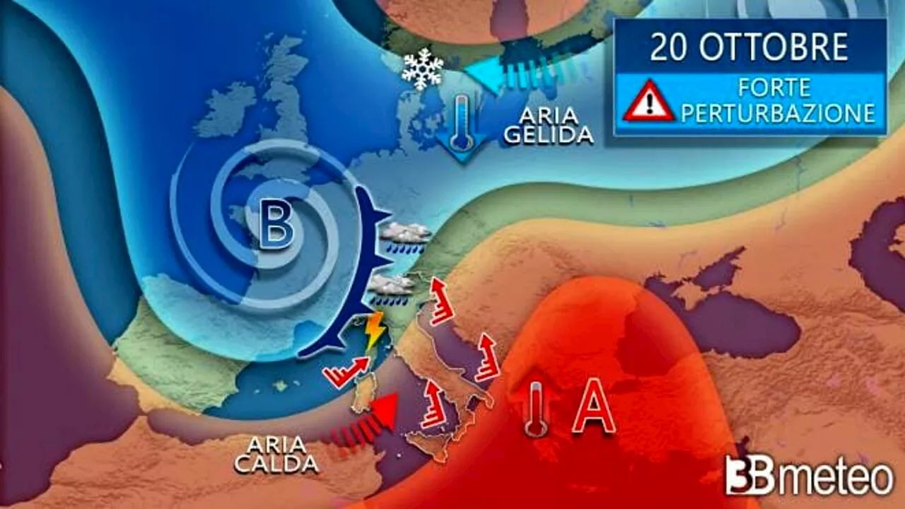 Diramata l'allerta meteo: ecco la prima tempesta d'autunno sull'Italia