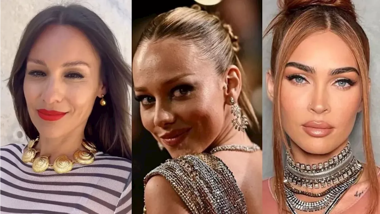 El jugado vestido 'ilusión óptica' que eligen Pampita, Ester Expósito y Megan Fox