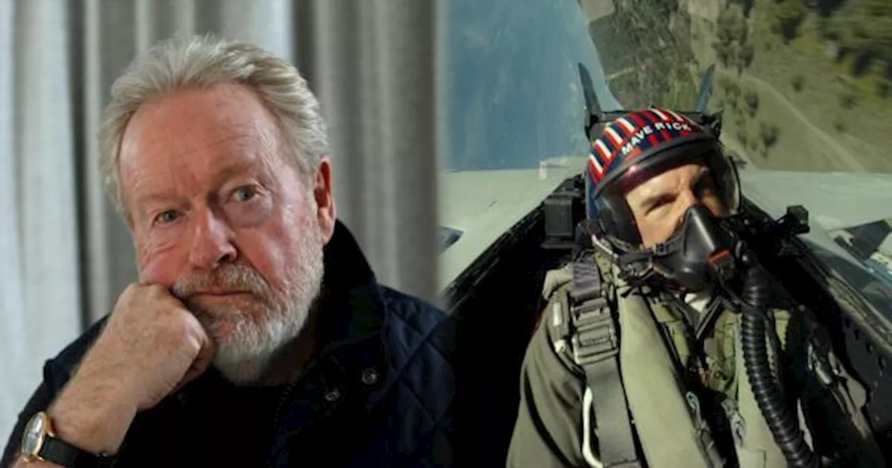 Ridley Scott no se sintió impresionado con Top Gun: Maverick