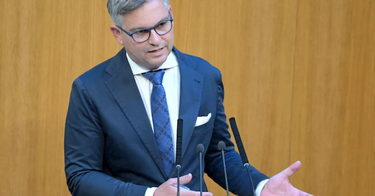 Im Zeichen der Krisenbewältigung: Finanzminister Brunner hält zweite Budgetrede