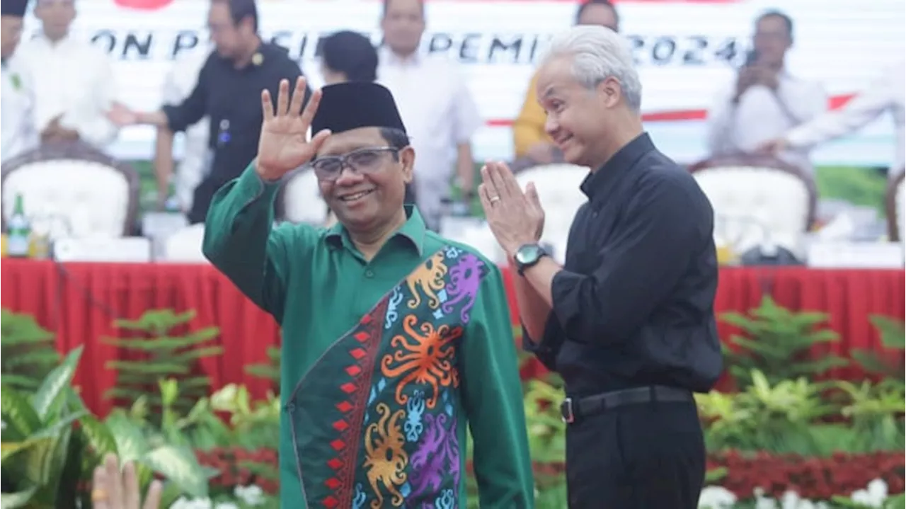 Mahfud MD Pernah Kena Prank Jadi Cawapres Jokowi, Ganjar: Dulu Tidak Jadi, Hari Inilah Saatnya