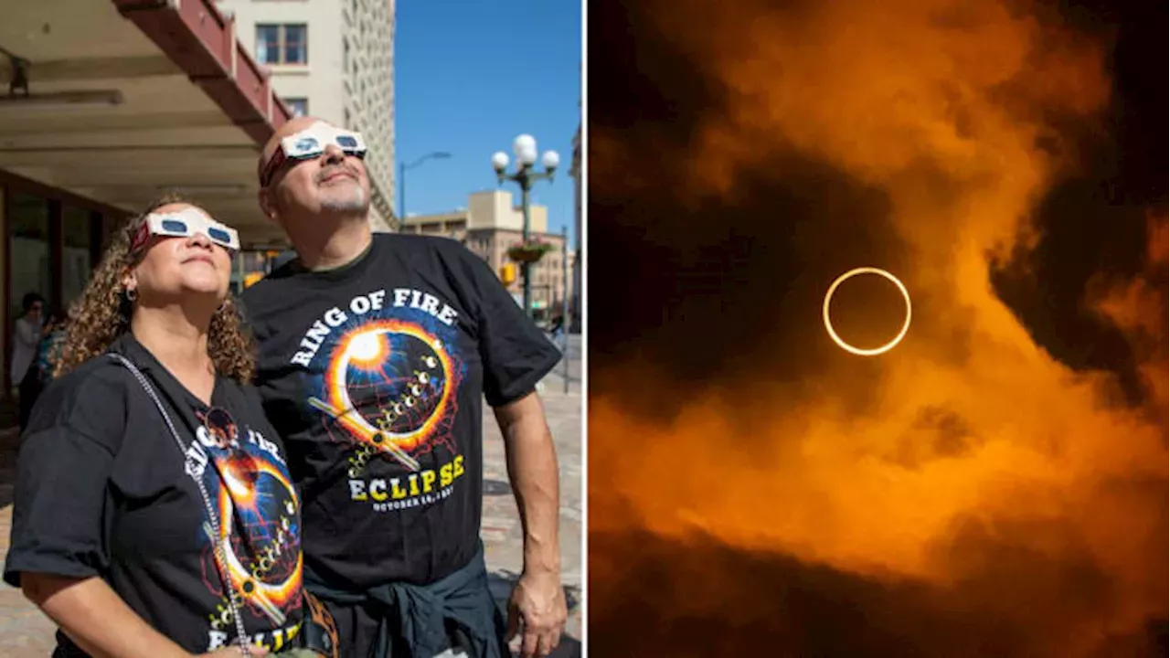 Annular eclipse photos Viewers capture jawdropping images in Texas