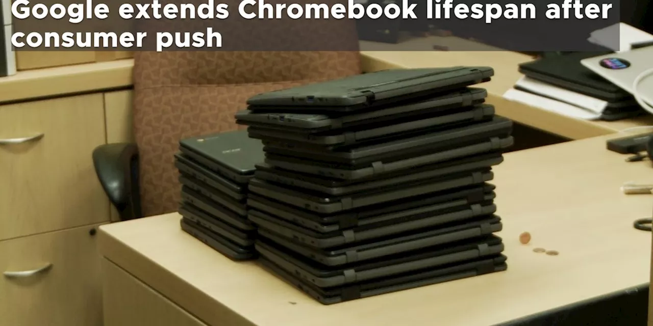 Google extends Chromebook lifespan after consumer push