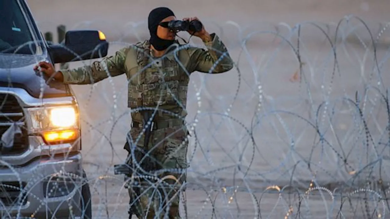 Texas installing concertina wire along New Mexico border