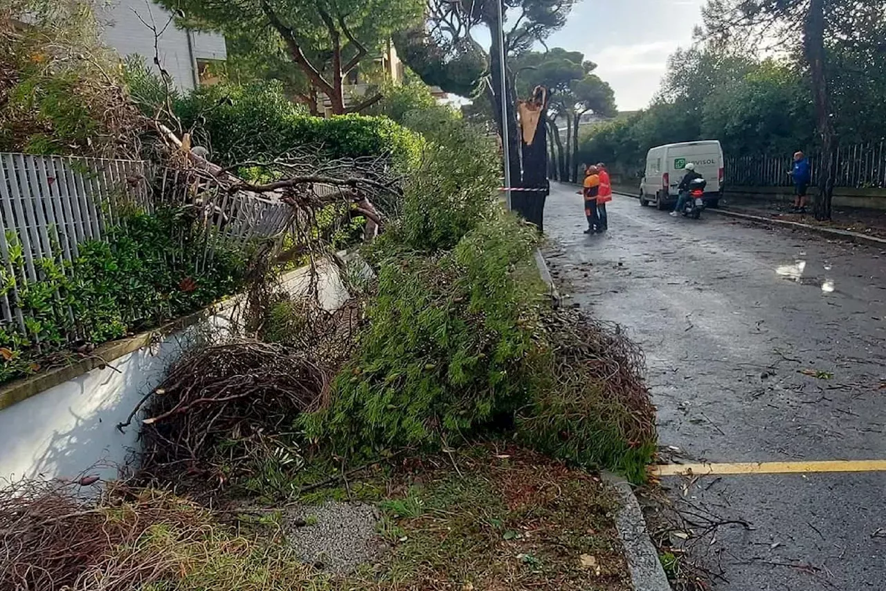 Allerta meteo Toscana, tromba d'aria ad Antignano e nubifragio a Casciana Terme